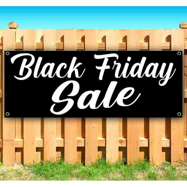 Holiday Sale CGSignLab Basic Black Heavy-Duty Outdoor Vinyl Banner 8x2 Holiday Sale CGSignLab Basic Black Heavy-Duty Outdoor Vinyl Banner 8x2